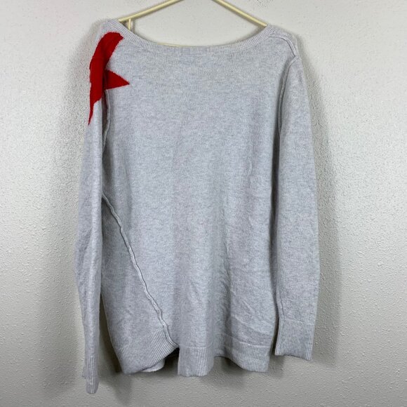 Revolve Pam & Gela Star Intarsia Sweater Wool Alpaca Blend - Size Medium - Picture 7 of 7